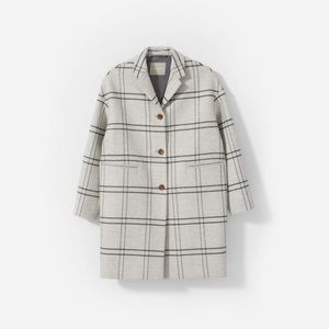 SOLD // NWT Everlane Cocoon Coat in Plaid